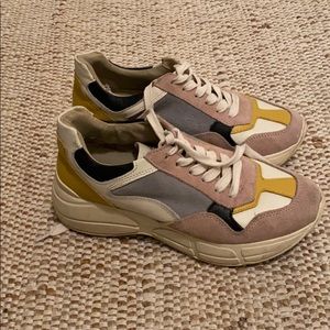 Steve Madden Memory Lace Up Athletic Sneakers,Pink